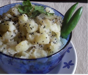 White Potatoes with Black Pepper