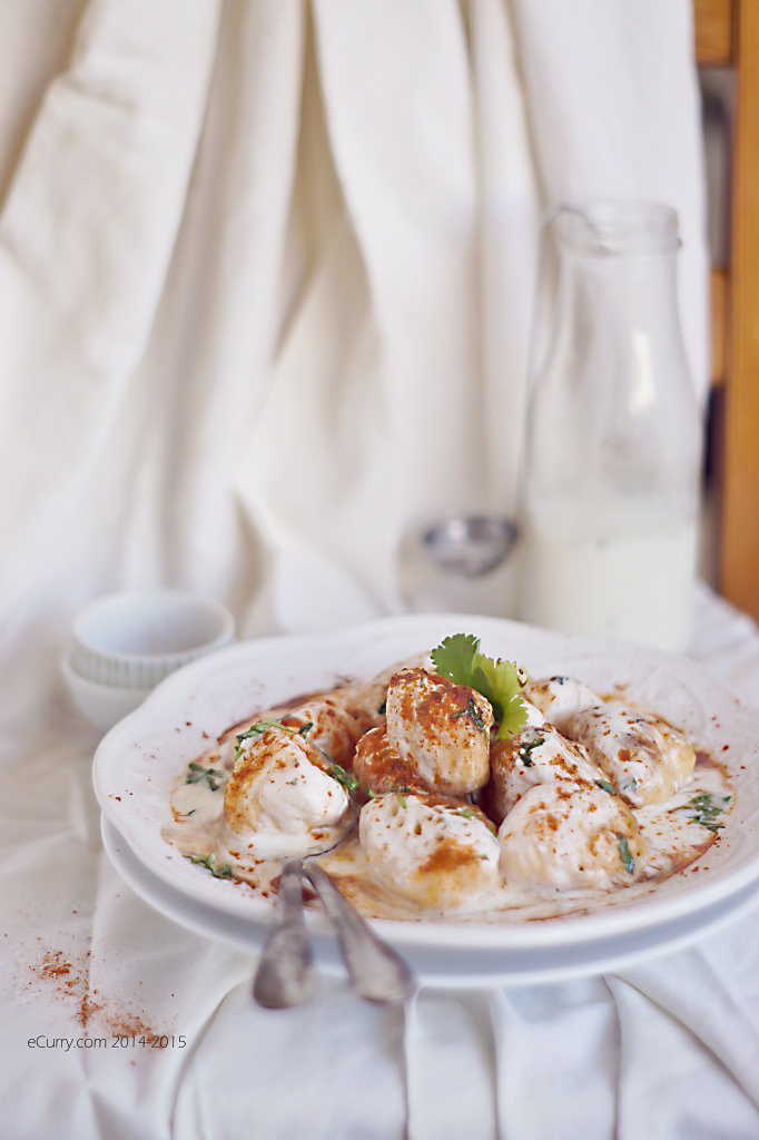 Dahi Wada Lentil Dumplings In Yogurt With Spices Ecurry The Recipe Blog